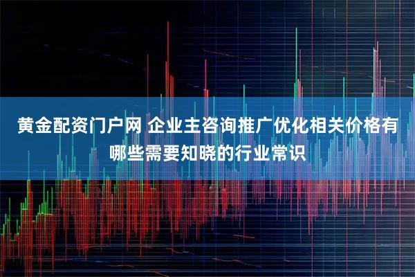 黄金配资门户网 企业主咨询推广优化相关价格有哪些需要知晓的行业常识